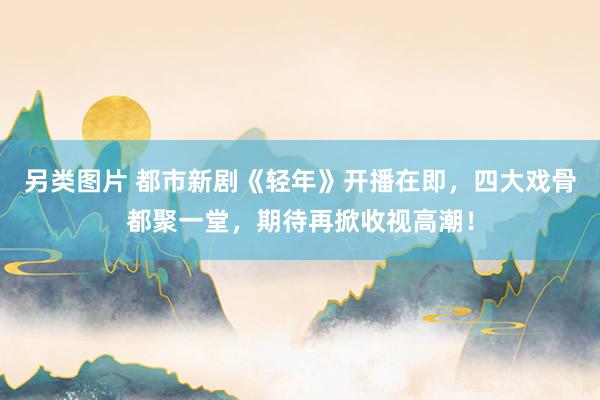 另类图片 都市新剧《轻年》开播在即，四大戏骨都聚一堂，期待再掀收视高潮！