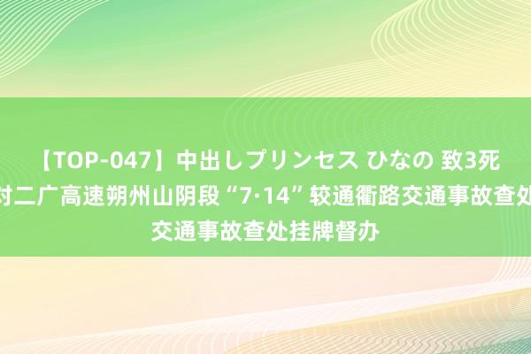 【TOP-047】中出しプリンセス ひなの 致3死1伤 山西对二广高速朔州山阴段“7·14”较通衢路交通事故查处挂牌督办